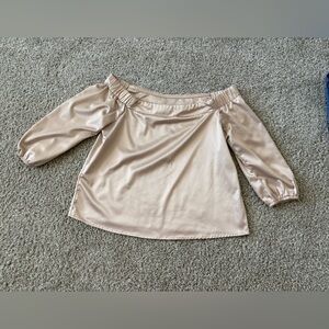 Forever 21 Satin Blush Top